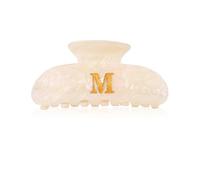 Pinzas Pelo para Mujeres Pinza para el Pelo Cabellos Largos Claw Clips Pinza Pelo Letras de Oro Antideslizantes