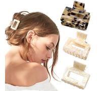 Pinzas Pelo, XiXiRan 3 Piezas Horquillas Pelo Mujer, Pinzas Pelo Pequeñas, Antideslizantes, para Cabello Fino y Grueso, Hair Clips for Women