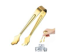 Pinzas pequeñas para alimentos, 10,5 x 1,5 cm, pinzas de cocina de acero inoxidable para azúcar y entrantes, minipinzas resistentes para cócteles, barbacoas, bodas, restaurantes, buffets, dulces