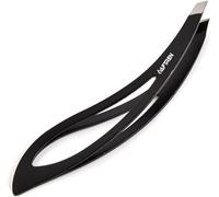 Pinzas Pinzas de mariposa de diamante Punta inclinada Pinzas de precisión para cejas Removedor de vello facial y encarnado Perfectamente inclinado y alineado Agarra el cabello Acero inoxidable