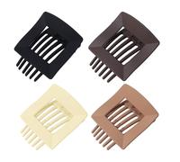 Pinzas planas para el pelo para mujer, pinza de sujeción fuerte, elegante pinza ligera para comedor, escuela, ejercicio, viajes, playa, viajes, fiesta al aire libre, trabajo en casa