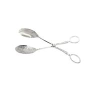 Pinzas Premium para servir postres de aleación de aluminio con tenedor y cuchara para banquetes, buffets, pinzas para ensaladas de Metal