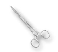 Pinzas profesionales de pesca hemostáticas de acero inoxidable utilizadas como joyería, pinzas de pesca con mosca y alicates para desenganchar, pinzas de aseo para mascotas y perros (14 cm)