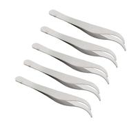 Pinzas profesionales de punta fina para el cuidado personal preciso, para manicura, técnicos, esteticistas, pinzas de acero inoxidable para salón de belleza