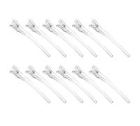 Pinzas profesionales para el pelo para peinar con pico de pato, pinzas para cortar el pelo para peluqueros, mujeres y hombres