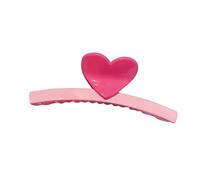 Pinzas románticas grandes con forma de corazón rosa, horquilla dulce, accesorios esenciales para el cabello para mujeres y niñas