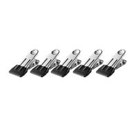 Pinzas Ropa 1/5Pcs Durable Traceless Clothes Drying Clips Stainless Windproof Pants Clip Antislip Pins(Black-5Pc)