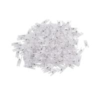 Pinzas Ropa 100-500 Mini Clips de Resorte de plástico. | Pinza de ropa transparente, Pin de papel fotográfico for decoración artesanal del hogar(Transparent-400PCS)