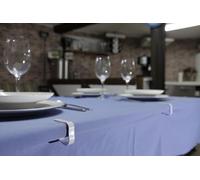 Pinzas Sujeta Manteles de Mesa Pack 50 Clip Grande de Sujecion para Restaurantes Sujetamantel Universal de Plastico Resistente para Hosteleria Ideal para Superficie Gruesa Uso en Exterior o Interior