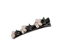 Pinzas trenzadas de doble capa con piedra de cristal brillante para el pelo, horquilla para mujer, accesorios para el cabello, pinza para el pelo G Braid Z2P7