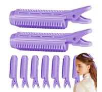 Pinzas voluminizadoras para el cabello, 10 clips de rodillo voluminizadores portátiles, raíz de cabello para volumen, rizadores de rollo naturales, herramientas de peinado instantáneas