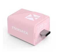 Piodata iXflash Cube - Unidad flash USB de 128 GB para iPhone/iPad/Android, copia de seguridad automática de fotos mientras se carga rápida, unidad de copia de seguridad de cubo de datos USB C 3.2 de