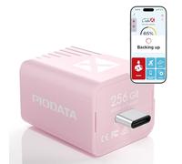 Piodata iXflash Cube - Unidad flash USB de 256 GB para iPhone/iPad/Android, copia de seguridad automática de fotos mientras se carga rápida, unidad de copia de seguridad de cubo de datos USB C 3.2 de