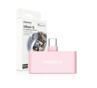 Piodata Lector de tarjetas micro SD para iPhone 17/16/15, iPad y Android, lector de tarjetas de memoria USB C, copia de seguridad automática de fotos mientras se carga, unidad de teléfono Apple MFi