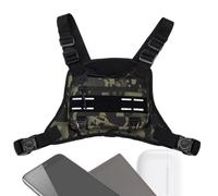 Piojos de pecho, pecho en funcionamiento | Entrenamiento de entrenamiento | Accesorios deportivos al aire libre ajustables, paquete de carreras multifuncional para teléfonos móviles, escucha, C, Se