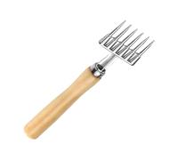 Piolet con mango de madera - Cincel de hielo de aleación de aluminio, trituradora robusta para bar, cocina, camping, congelador, hogar, pesca al aire libre