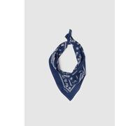 PIOMBO, Bandana Azul De Algodón Y Lyocell Con Diseño Paisley, Hombre, Azul oscuro, Talla: FASUL