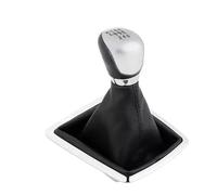 PIOMEGEPKQ Perilla Palanca Cambios para Ford MK3 MK4 MK7 para Galaxy Gear Shifter Knob Palanca Manual 6 Velocidades con Cubierta Cuero A Prueba Polvo Pomo Palanca
