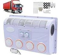 PioMue Conjunto evaporador de Aire Acondicionado para vehículos recreativos de 12V/24V, Aire Acondicionado portátil para vehículos, 32 núcleos de Aluminio, Ideal para automóviles, Camiones 12V