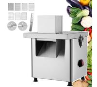 PioMue Cortadora eléctrica de Frutas y Verduras 9 en 1 para el hogar 220V | Picadora comercial de verduras de 300W con 9 discos o rejillas de corte intercambiables para restaurantes y comedores