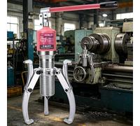 PioMue Extractor de rodamientos hidráulico de Alta Resistencia, Extractor de rodamientos Vertical o Vertical, Separador de Cubo de rodamientos de 3 mordazas de Alta Resistencia 10T/22000LB