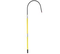 PioMue Gancho de Rescate de Alto Voltaje con Aislamiento de Fibra de Vidrio para electricistas. Herramienta de Emergencia para Salvar Vidas por electrocución. Yellow-3m*3