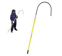 PioMue Gancho de Rescate de Alto Voltaje, Ganchos de Rescate aislados Desmontables para electrocución de Emergencia, Herramienta de Rescate para fábricas y compañías eléctricas. Yellow-2m/6.5ft