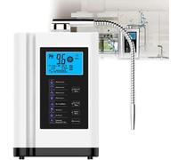 PioMue Máquina ionizadora de Agua alcalina, generador de hidrógeno, purificador de Agua doméstico con Filtro para Agua ácida y alcalina con pH de 3,5 a 10,5, 7 ajustes de Calidad del Agua White