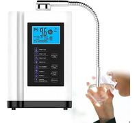 PioMue Máquina ionizadora de Agua alcalina, pH 3.5-10.5, máquina de Agua ionizada, hasta -500 mV ORP, con 7 configuraciones de Agua, 8000 litros por Filtro, autolimpieza, Voz Inteligente White