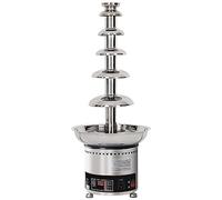 PioMue Máquina para Fuente de Chocolate, máquina para Chocolate Caliente, 4/5/6/7 Niveles, Temperatura Ajustable, Acero Inoxidable 304, fácil de Montar para Fiestas y Bodas. 5layers