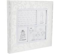Pioneer 12 Pulgadas por 12 Pulgadas Postbound 4-Frame Tela Cubierta de Libro, Color Blanco
