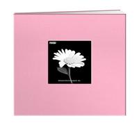 Pioneer 30,48 cm por 30,5 cm Cubierta de Tela, álbum de Fotos (con Ventana), Color Rojo, Dreamy Pink, 8"X8"