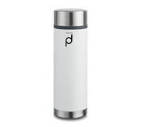 Pioneer Aislado al vacío a Prueba de Fugas drinkpod cápsula matraz 8 Horas Caliente, 24 Horas frío, 350 CC, Acero Inoxidable, Blanco, 21 x 7 x 7 cm