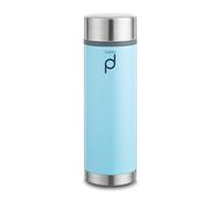 Pioneer Aislado al vacío a Prueba de Fugas drinkpod cápsula matraz 8 Horas Caliente, 24 Horas frío, 350 CC, Acero Inoxidable, Azul, 21 x 7 x 7 cm