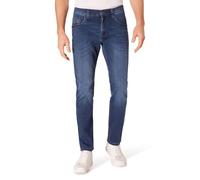 Pioneer Authentic Jeans Pantalones vaqueros Rando para hombre, corte regular, azul vaquero, lavado lavado, Azul / Negro Used Whisker 6805, 32W x 30L