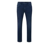 PIONEER AUTHENTIC JEANS Pantalones vaqueros Ron para hombre, corte regular, Azul / Negro Used Whisker 6724, 38W / 32L