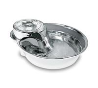 Pioneer - Bebedero para Mascotas con diseño de Gota de Lluvia de Acero Inoxidable