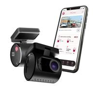 Pioneer Cámara de salpicadero de coche VREC-H120SC | Diseño súper compacto | Soporte de aplicación | Resolución de 1296p | Amplio campo de visión | Wi-Fi | Sensor G | Grabación de emergencia | Soporte