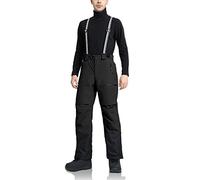 Pioneer Camp Pantalones de esquí para Hombre Snowboard Pantalones con múltiples Bolsillos Negro M