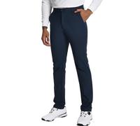 Pioneer Camp Pantalones de golf para hombre, elásticos, transpirables, cintura elástica, largos, con bolsillos funcionales, azul oscuro, 32W / 32L
