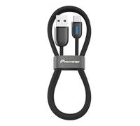 Pioneer CD-U5310AC - Cable USB-A a USB-C de 1 m para Apple CarPlay, Revestimiento de Nailon, Carga rápida de 15 W, especificaciones automotrices