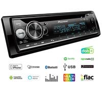 Pioneer DEH-S720DAB receptor multimedia para coche Negro 200 W Bluetooth