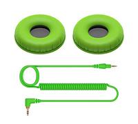 Pioneer DJ HC-CP08-G Cable en espiral y almohadillas para el HDJ-CUE1 (Verde)