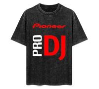 Pioneer DJ Pro Letter Printed Fashionable Mens T-Shirt Black Graphic Unisex tee Shirt S