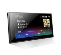 Pioneer DMH-342EX Receptor Multimedia Digital con Weblink, Pantalla táctil capacitiva de 6.8 Pulgadas, Doble DIN, Bluetooth Integrado, Amazon Alexa a través de la aplicación, Compatible con cámara de