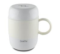 Pioneer Flasks Drink Pod Taza de Acero Inoxidable con Aislamiento al Vacío a Prueba de Fugas 6 Horas de Calor 24 Horas de Frío, Blanco, 0,28 Litros