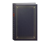 Pioneer Foto 200-pocket diseño de bahía Azul Piel sintética álbum de Fotos con Detalles Dorados para 4 por 15,24 cm Impresiones