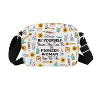 Pioneer Gift Be The Pioneer Woman Then Be Her - Bolso cruzado para mujer, regalo para chef, Pioneer Woman Hb