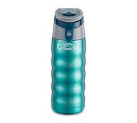 Pioneer Grunwerg - Cafetera de vacío de Viaje Botella de Agua Caliente, Acero Inoxidable, Azul Metalizado, 350 ml