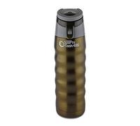 Pioneer Grunwerg - Cafetera de vacío de Viaje Botella de Agua Caliente, Acero Inoxidable, marrón, 480ml